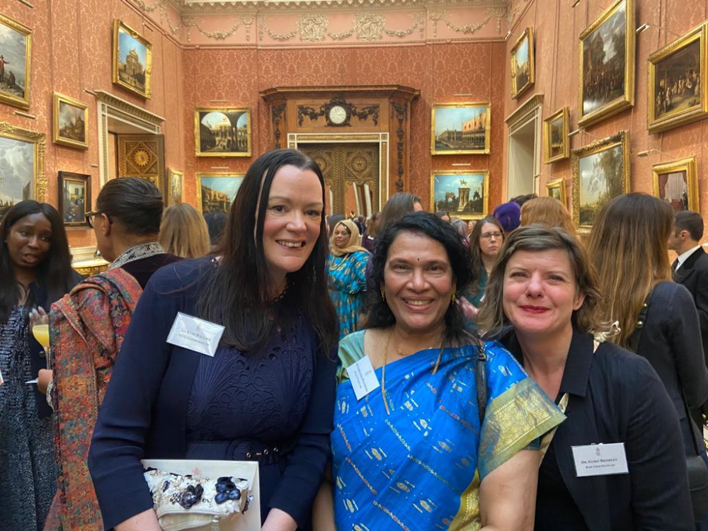 CEO of VSS Kate Wallace visits Buckingham Palace.