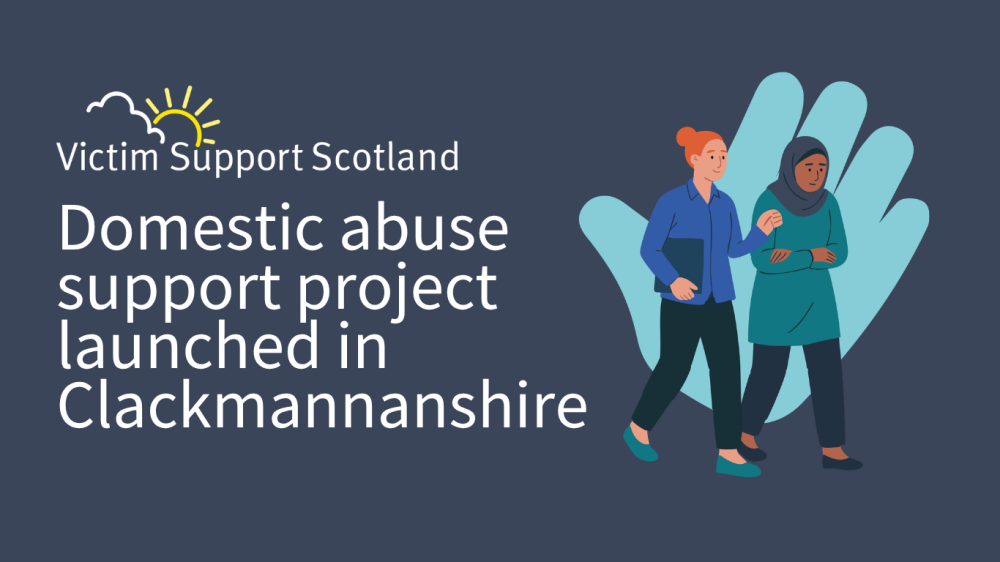 Domestic abuse community support project launched in Clackmannanshire
